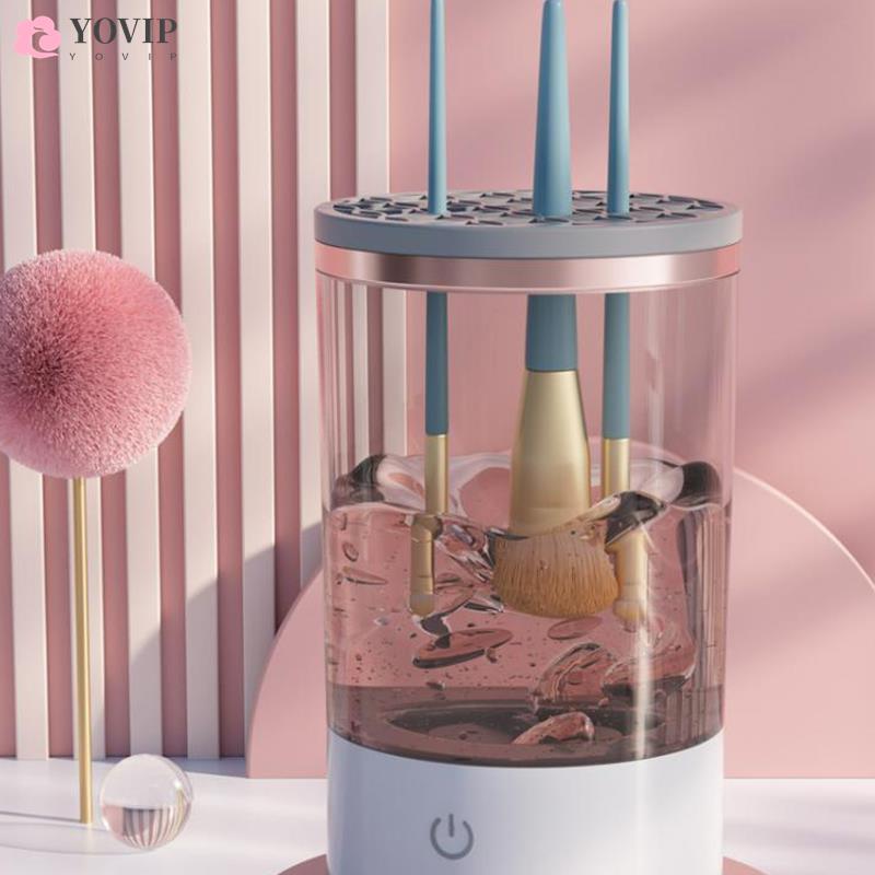 Automatic Makeup Brush Cleaner